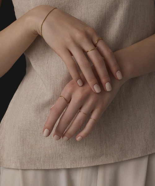 CENE（セネ）の「【CENE】セネ/スリムシンプルリング（リング・レディース・シルバー/ゴールド・#11/#9/#7/#13）」の6枚目の写真