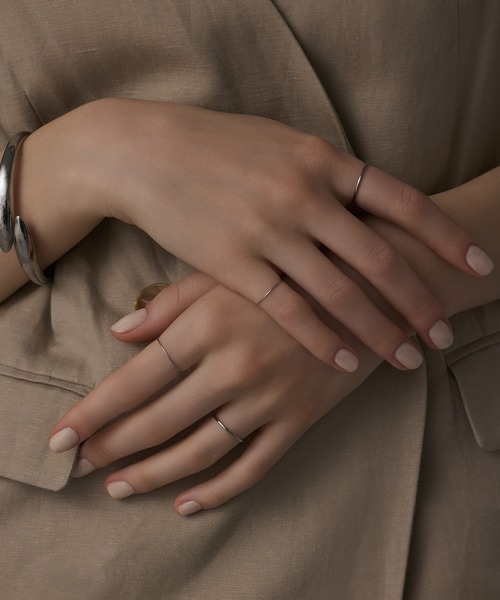 CENE（セネ）の「【CENE】セネ/スリムシンプルリング（リング・レディース・シルバー/ゴールド・#11/#9/#7/#13）」の9枚目の写真