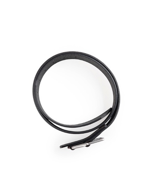 JNBY（ジェーエヌビーワイ）の「Timeless Buckle Leather Belt / レザーベルト（ベルト・メンズ・ブラック・ONE SIZE）」の7枚目の写真