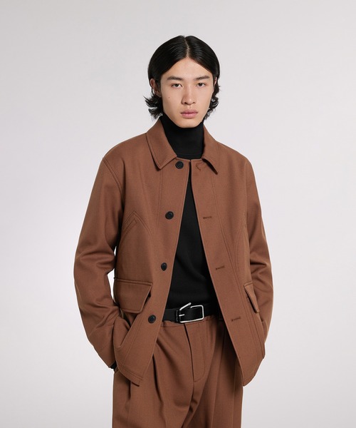 JNBY（ジェーエヌビーワイ）の「Timeless Buckle Leather Belt / レザーベルト（ベルト・メンズ・ブラック・ONE SIZE）」の3枚目の写真