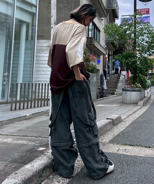 セール】2WAY CARGO DENIM パンツ（デニムパンツ）｜Candy