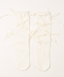 URBAN CHERRY | サテンリボンデザインソックス(ソックス/靴下)