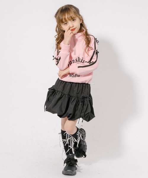 URBAN CHERRY（アーバンチェリー）の「サテンリボンデザインソックス（ソックス/靴下・キッズ・ブラック/ホワイト・FREE）」の10枚目の写真