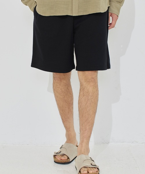 coca(coca)(コカ)の「\26ss新色追加・ユニセックス/ インレイスウェットハーフパンツ(スウェットパンツ・メンズ・チャコール/ネイビー/ダークブラウン/グレー/ライトブルー/ライトベージュ/カーキ/ブラック・XL/M/L)」の2枚目の写真