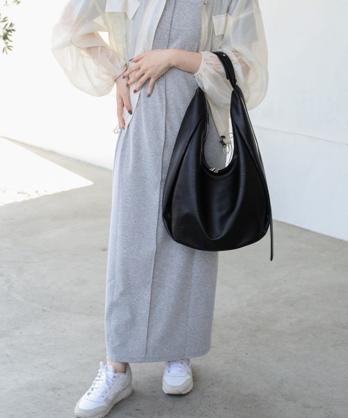 Bab（バブ）の「ダブルZIPサイドベルトバッグ（ハンドバッグ・レディース・ブラック/オフホワイト/ブラウン・ONESIZE）」の16枚目の写真