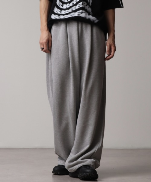 【MUSINSA STANDARD】★ニット2タックワイドスウェットパン.ツ ☆関税込☆MUSINSA☆ニット2タックワイドスウェットパンツ