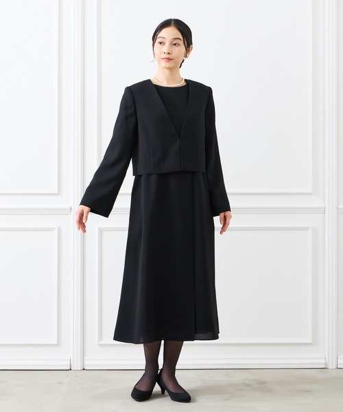 セール】【夏用喪服・礼服】マシンウォッシャブル アシンメトリー
