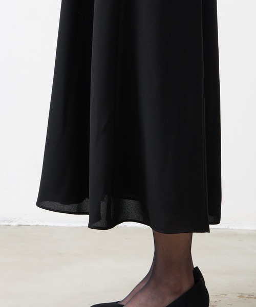 AIMER（エメ）の「【夏用喪服・礼服】マシンウォッシャブル アシンメトリータックAライン サマーブラックフォーマルワンピース（ワンピース・レディース・ブラック・MEDIUM/LARGE/X-LARGE）」の13枚目の写真