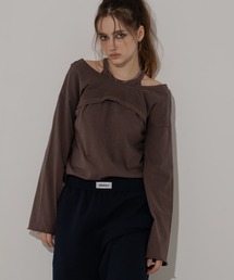 Glanny（グランニー）の「ピグメントレイヤードカットソー（Tシャツ/カットソー）」