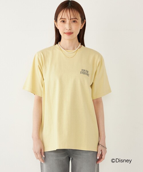 tシャツ 「Disney」Comic/プリントTシャツ レディース SHIPS Colors:ミッキーマウス コミック プリント Tシャツ（T