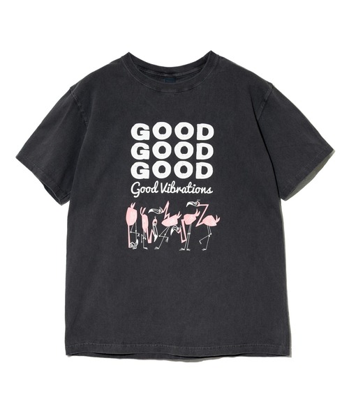 Good On（グッドオン）の「Good On/グッドオン　FLAMINGO S/S TEE（Tシャツ/カットソー・メンズ・ブラック/ホワイト・LARGE/X-LARGE/MEDIUM）」の8枚目の写真