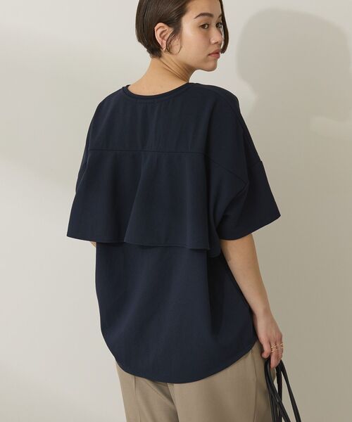 セール】バックフリル半袖プルオーバー（Tシャツ/カットソー