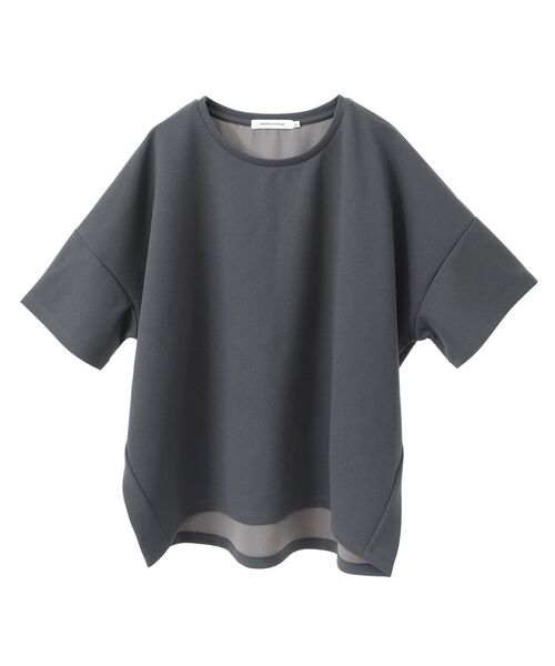 セール】バックフリル半袖プルオーバー（Tシャツ/カットソー
