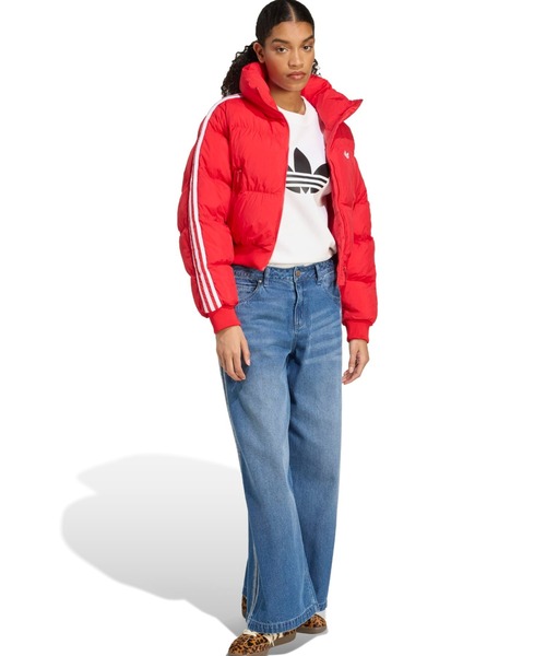 adidas ADICOLOR CROPPED SYNTHETIC DOWN PUFFER / アディダス アディ