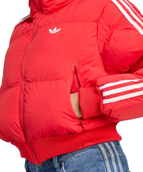 adidas ADICOLOR CROPPED SYNTHETIC DOWN PUFFER / アディダス アディ