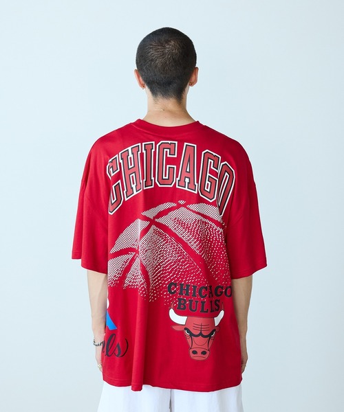 Mitchell&Ness/ミッチェル&ネス Logo Blast SS Tee 半袖Tシャツ