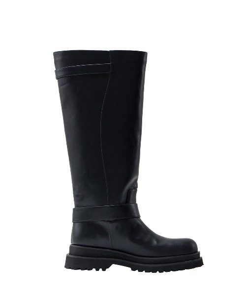 SIDE WAVE BUCKLE LONG BOOTS（ブーツ）｜Ameri（アメリ）の