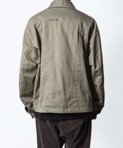 VEIN (ヴェイン)の「コットンモールスキン ミリタリージャケット / COTTON MOLESKIN MILITARY JACKET(ミリタリージャケット・メンズ・ブラック/カーキ・3/2/1)」の7枚目の写真