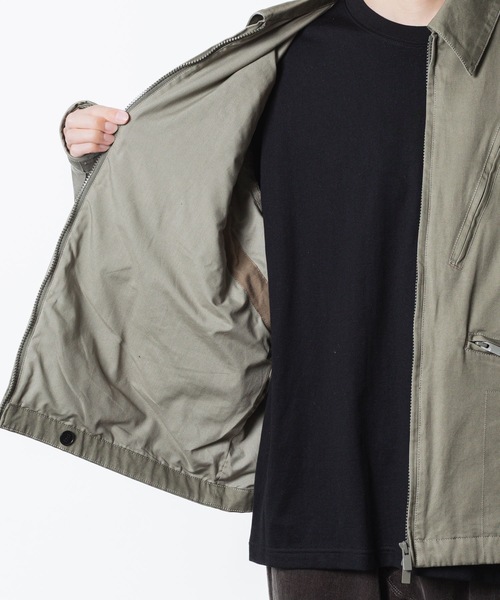 VEIN (ヴェイン)の「コットンモールスキン ミリタリージャケット / COTTON MOLESKIN MILITARY JACKET(ミリタリージャケット・メンズ・ブラック/カーキ・3/2/1)」の13枚目の写真