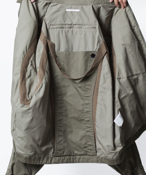 VEIN (ヴェイン)の「コットンモールスキン ミリタリージャケット / COTTON MOLESKIN MILITARY JACKET(ミリタリージャケット・メンズ・ブラック/カーキ・3/2/1)」の14枚目の写真