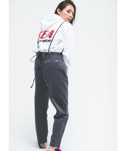 WIND AND SEA(ウィンダンシー)の「【mikomori × WINDANDSEA】 HOODED PARKA(C0310)(パーカー・レディース・ホワイト/ピンク・SMALL/MEDIUM/LARGE)」の1枚目の写真