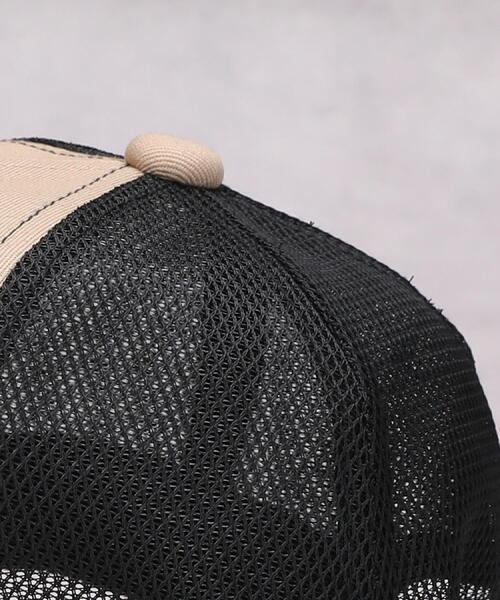 Right-on（ライトオン）の「【Refurbish】刺繍メッシュキャップ（キャップ・キッズ・ベージュ/ブラック・フリー）」の16枚目の写真