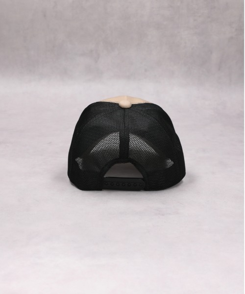 Right-on（ライトオン）の「【Refurbish】刺繍メッシュキャップ（キャップ・キッズ・ベージュ/ブラック・フリー）」の8枚目の写真