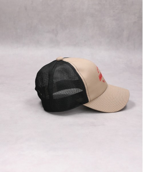 Right-on（ライトオン）の「【Refurbish】刺繍メッシュキャップ（キャップ・キッズ・ベージュ/ブラック・フリー）」の7枚目の写真
