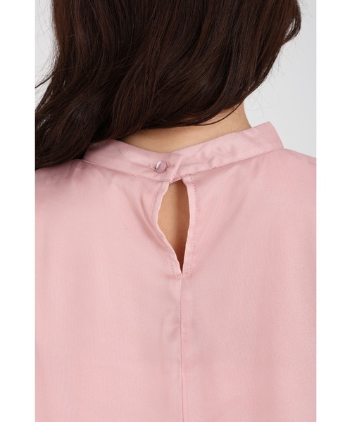 fifth（フィフス）の「シアーパフスリーブハイネックブラウス（シャツ/ブラウス・レディース・ピンク/ブラック/アイボリー・M）」の8枚目の写真