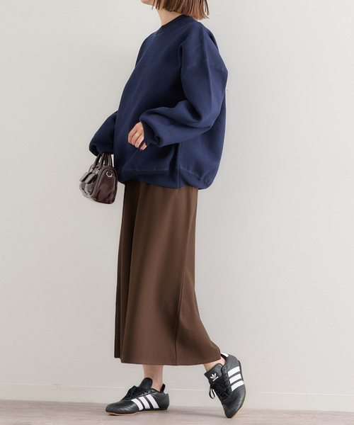 U by SPICK&SPAN（ユーバイスピックアンドスパン）の「《WEB限定》カットフレアスカート（スカート・レディース・ブラウン/ブラック・36/38）」の8枚目の写真