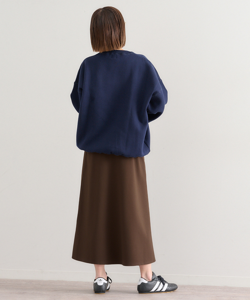 U by SPICK&SPAN（ユーバイスピックアンドスパン）の「《WEB限定》カットフレアスカート（スカート・レディース・ブラウン/ブラック・36/38）」の9枚目の写真