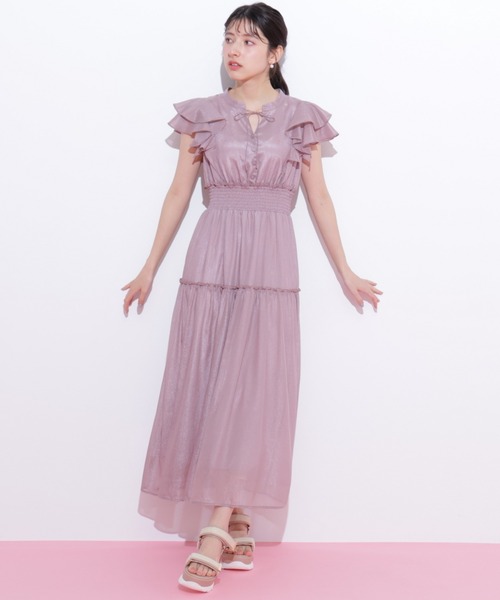 JILLSTUART ティアードワンピース ジルバイジルスチュアート JILL by JILLSTUART ボリューム