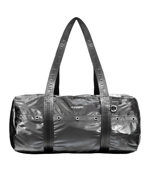 BLACKPURPLE(ブラックパープル)の「【BLACK PURPLE】NIKI Glossy Duffel Bag / 【ブラックパープル】グロッシーダッフルボストンバッグ(ボストンバッグ・メンズ・シルバーグレー/ブラック・ONE SIZE)」の15枚目の写真
