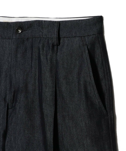 COLUMN(コラム)の「COLUMN / シルクデニム ショーツ<THE COLUMN>(その他パンツ・メンズ・ネイビー・MEDIUM/LARGE)」の4枚目の写真