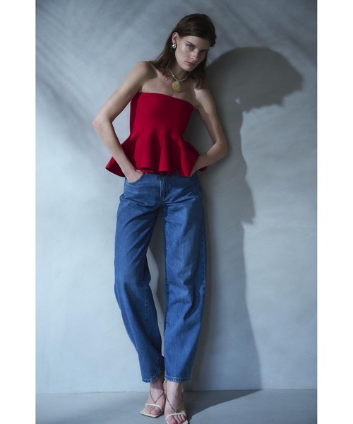 Estella.K(エステラケー)の「Raisa Knit Top ベアニットペプラムニットTOP(その他トップス・レディース・ホワイト/ブラック/レッド/ピンク/イエロー・FREE)」の22枚目の写真