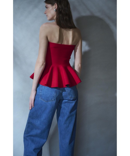 Estella.K(エステラケー)の「Raisa Knit Top ベアニットペプラムニットTOP(その他トップス・レディース・ホワイト/ブラック/レッド/ピンク/イエロー・FREE)」の21枚目の写真