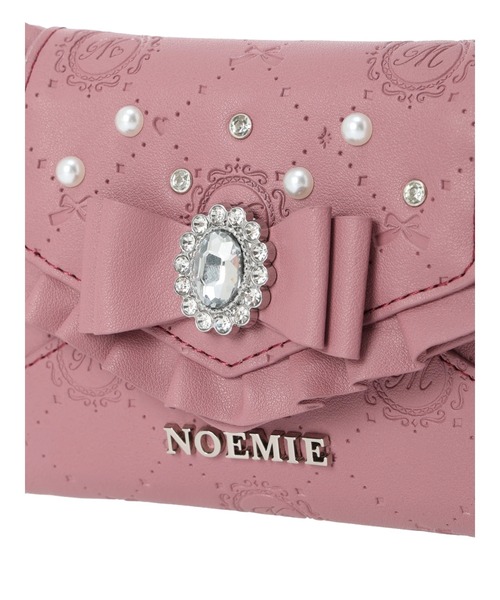 ビジューリボンモノグラムウォレット（財布）｜NOEMIE（ノエミー）の