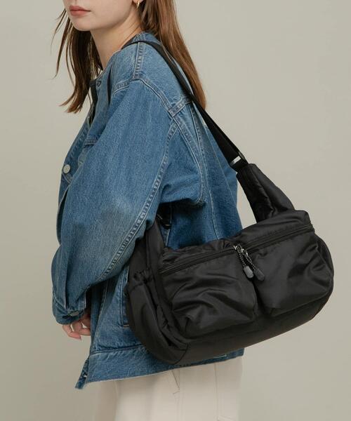 セール】グログラン2ポケットショルダーバッグ（ショルダーバッグ