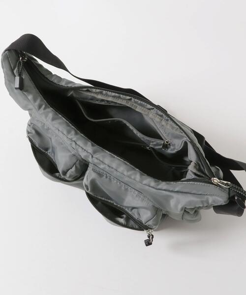 URBAN RESEARCH Sonny Label（アーバンリサーチサニーレーベル）の「グログラン2ポケットショルダーバッグ（ショルダーバッグ・レディース・ブラック/グレー・ONE）」の11枚目の写真