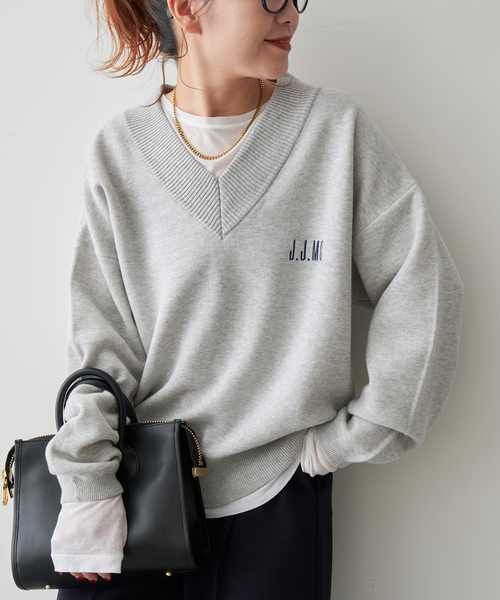 【J.J.MERCER/ジェイジェイマーサー】V NECK KNIT 追加》J.J.Mercer / ジェイジェイマーサー 別注 Vネックプル