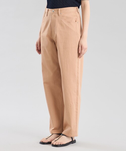 MACKINTOSH PHILOSOPHY（ﾏｯｷﾝﾄｯｼｭ ﾌｨﾛｿﾌｨｰ）の「GREY LABEL シンチバックワイドデニム（デニムパンツ・レディース・ブルー/ダークネイビー/オレンジ・1/2/5/6）」の9枚目の写真