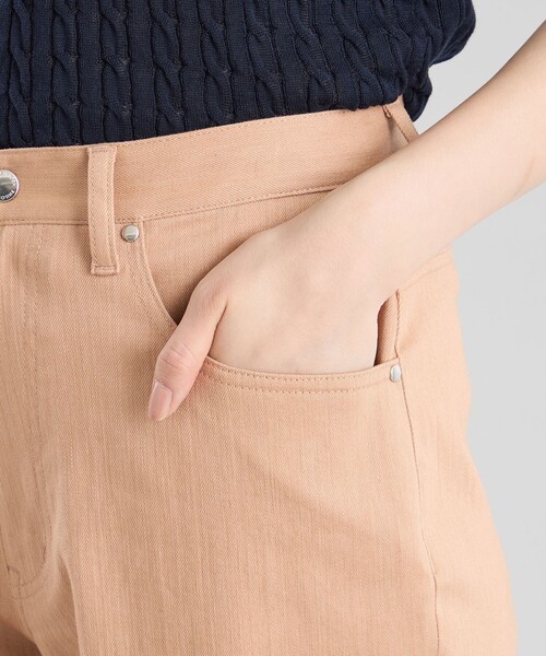 MACKINTOSH PHILOSOPHY（ﾏｯｷﾝﾄｯｼｭ ﾌｨﾛｿﾌｨｰ）の「GREY LABEL シンチバックワイドデニム（デニムパンツ・レディース・ブルー/ダークネイビー/オレンジ・1/2/5/6）」の11枚目の写真