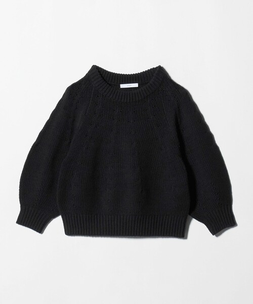 ASTRAET（アストラット）の「＜ASTRAET＞3G クルーネック ニット（ニット/セーター・レディース・ブラック/オフホワイト・FREE）」の17枚目の写真