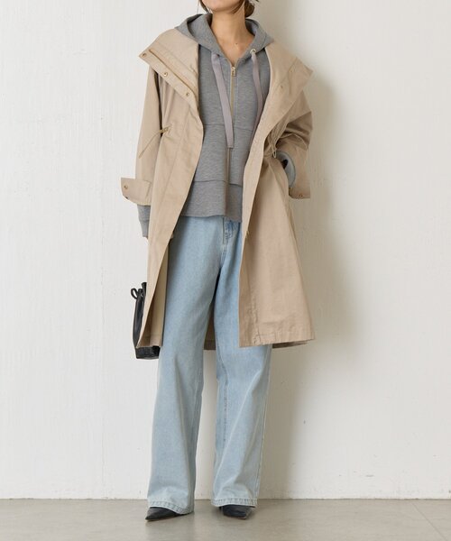 Jena espace merveilleux(ジェナ エスパスメルヴェイユ)の「【新色登場!】フリル切替パーカー(パーカー・レディース・グレー/ネイビー/アイボリー・FREE)」の6枚目の写真