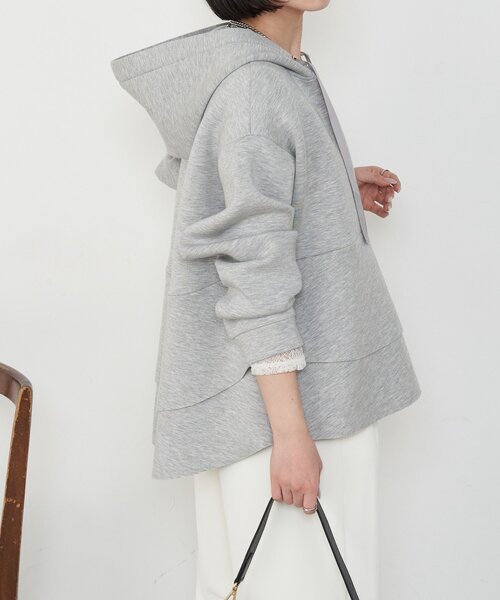 Jena espace merveilleux（ジェナ　エスパスメルヴェイユ）の「【新色登場！】フリル切替パーカー（パーカー・レディース・グレー/ネイビー/アイボリー/ライトグレー・FREE）」の21枚目の写真