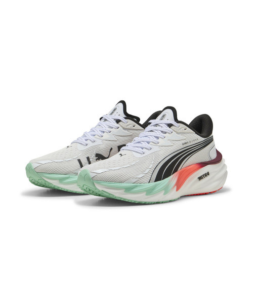 PUMA(プーマ)の「PUMA プーマ ウィメンズ PUMA x HYROX ヴェロシティ ニトロ 4 ランニングシュー(スニーカー・レディース・ホワイト系その他・24.5cm/25.0cm/24.0cm/23.0cm/23.5cm/25.5cm/22.5cm)」の12枚目の写真