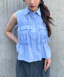 3.3 Field Trip  | 3.3 Field Trip／ノースリーブフリルブラウス(シャツ/ブラウス)