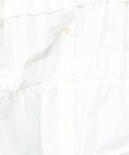 3.3 Field Trip （3.3フィールドトリップ）の「3.3 Field Trip／ノースリーブフリルブラウス（シャツ/ブラウス・レディース・その他1/サックスブルー/オフホワイト・FREE）」の12枚目の写真