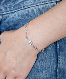 ability（アビリティ）の「BIT×CHAIN BRACELET イタリア製ビットモチーフチェーンブレスレット / 4528（ブレスレット）」