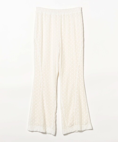 Ray BEAMS（レイビームス）の「レース スカート セット フレア パンツ（その他パンツ・レディース・ブラック/ホワイト・ONE SIZE）」の16枚目の写真